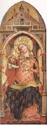 Lorenzo Veneziano The Virgin and Child (mk05) oil painting on canvas
